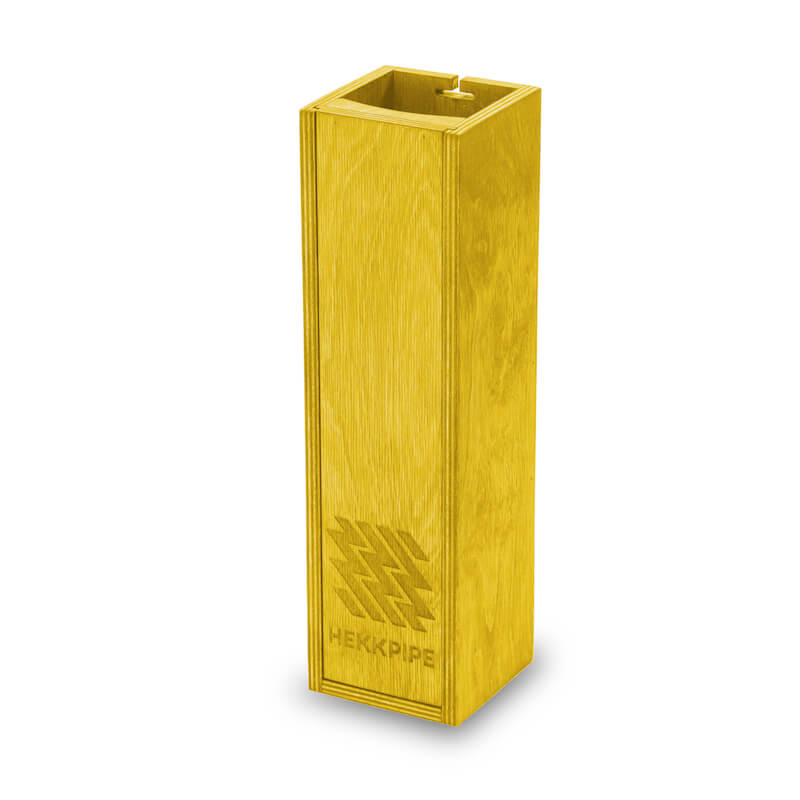 Vesipiibu karp kollane puidust toode