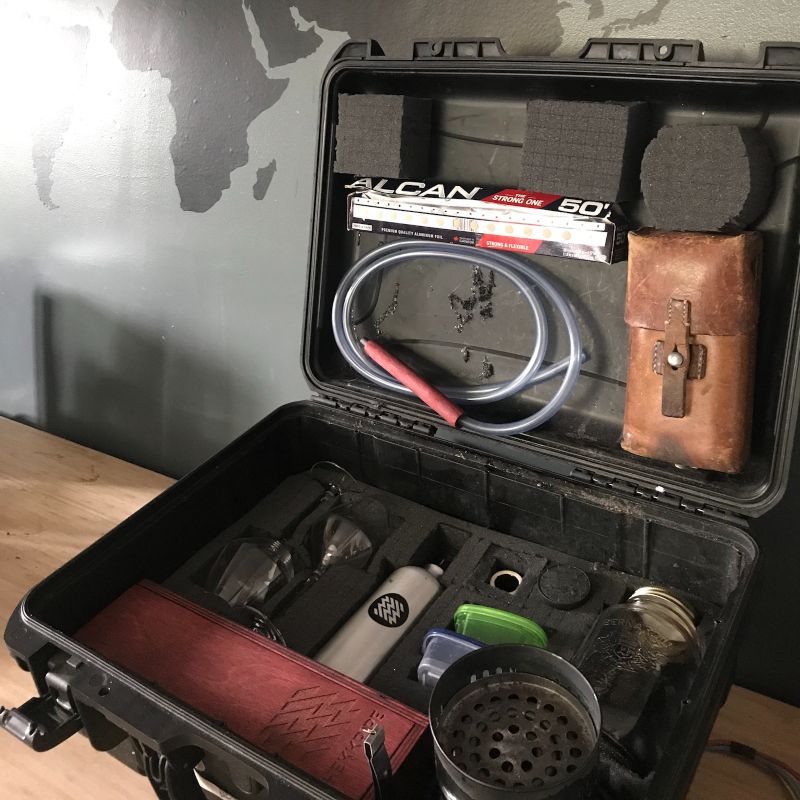 Travel kit - all the essentials for a roadtrip - Hookah Hekkpipe